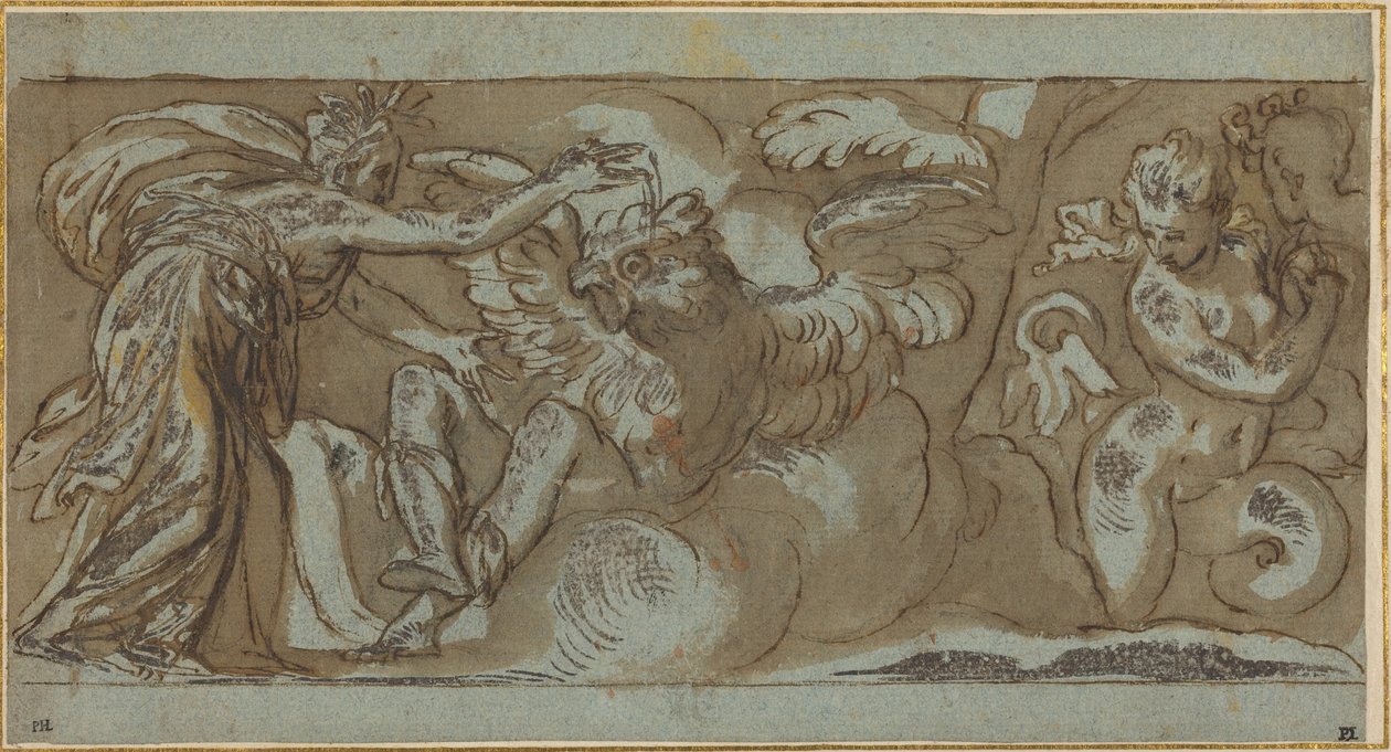 Ceres Changing Ascalaphus into a Bird of Evil Omen by Paolo Farinati