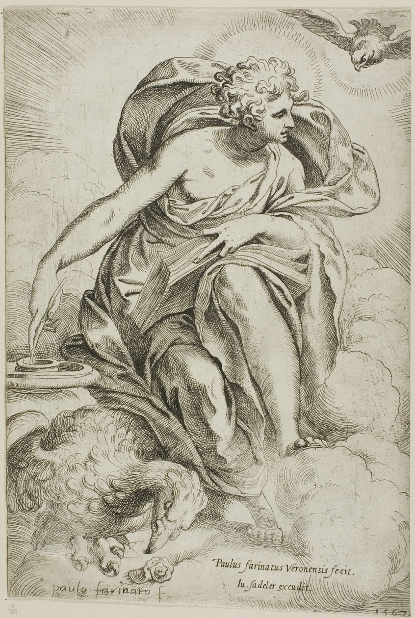 Saint John the Evangelist by Paolo Farinati