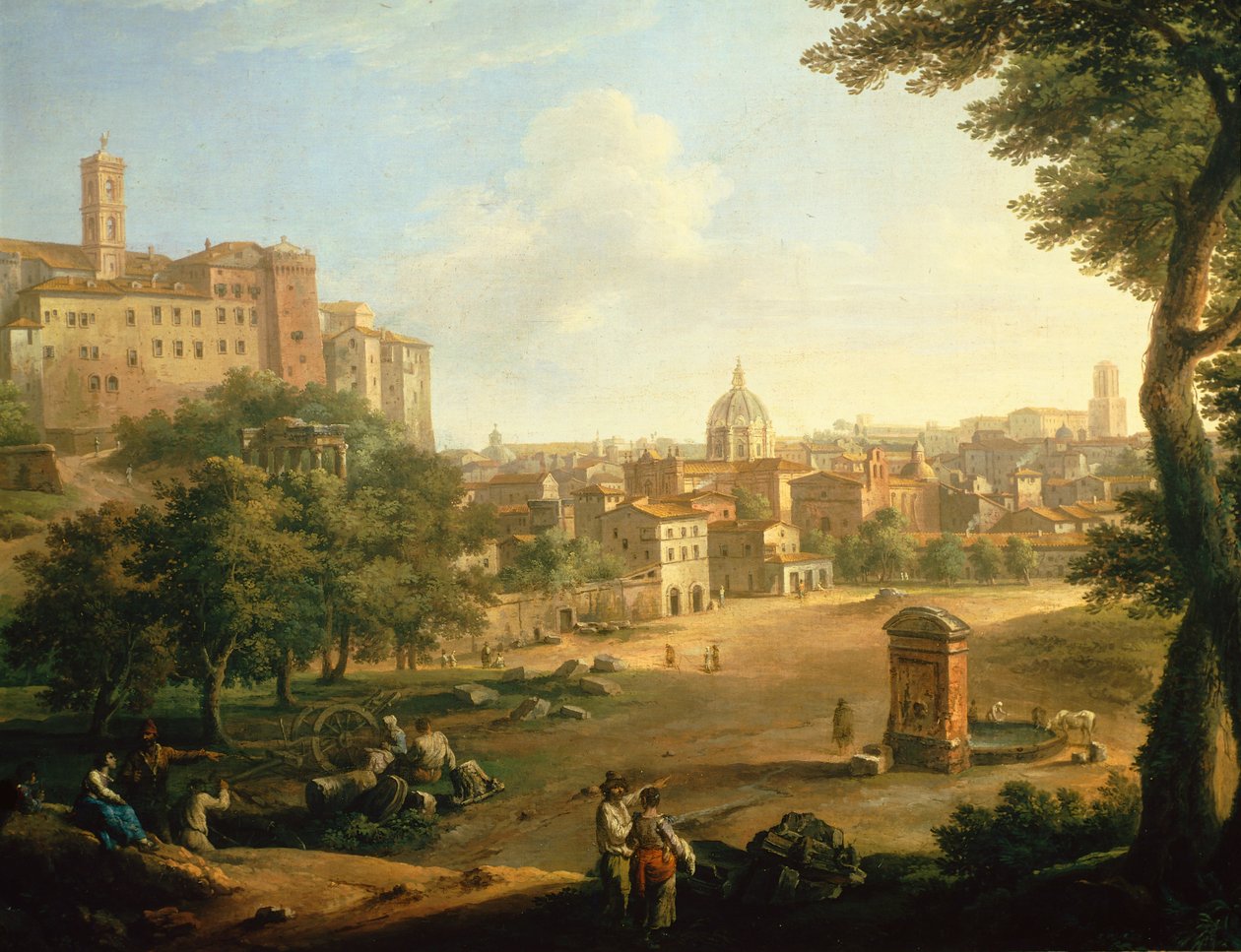 The Cattle Field (Il Campo Vaccino) in Rome by Paolo Monaldi