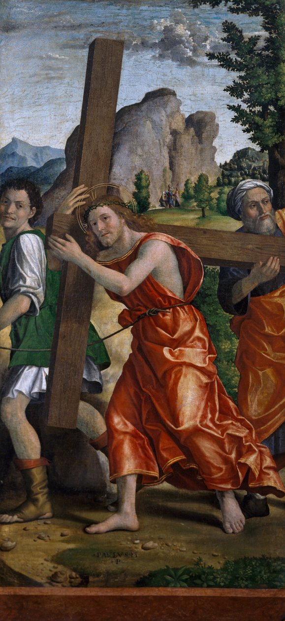 Road to Calvary (detail) by Paolo Morando Cavazzola