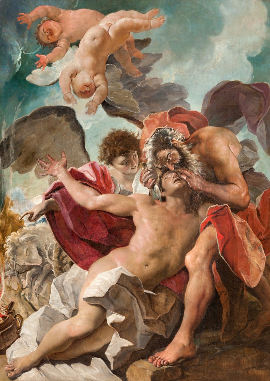 Sacrifice of Isaac by Paolo Pagani