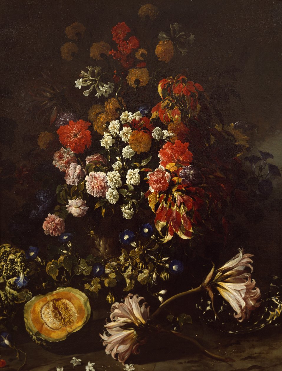 Flowers with crystal bowl by Paolo Porpora