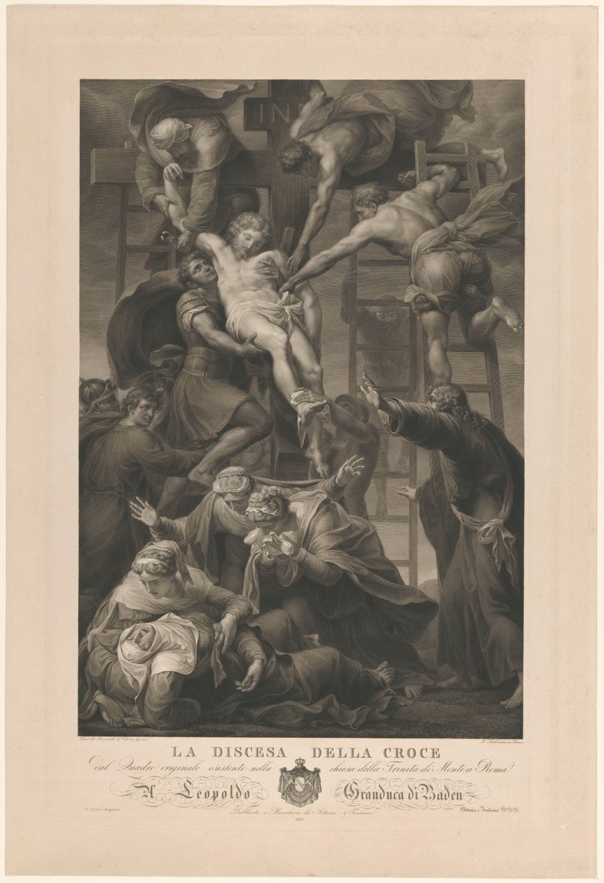 The Descent from the Cross by Paolo Toschi