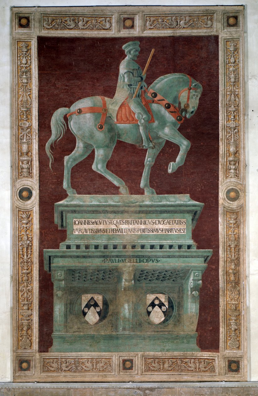 Funerary Monument to Sir John Hawkwood by Paolo Uccello