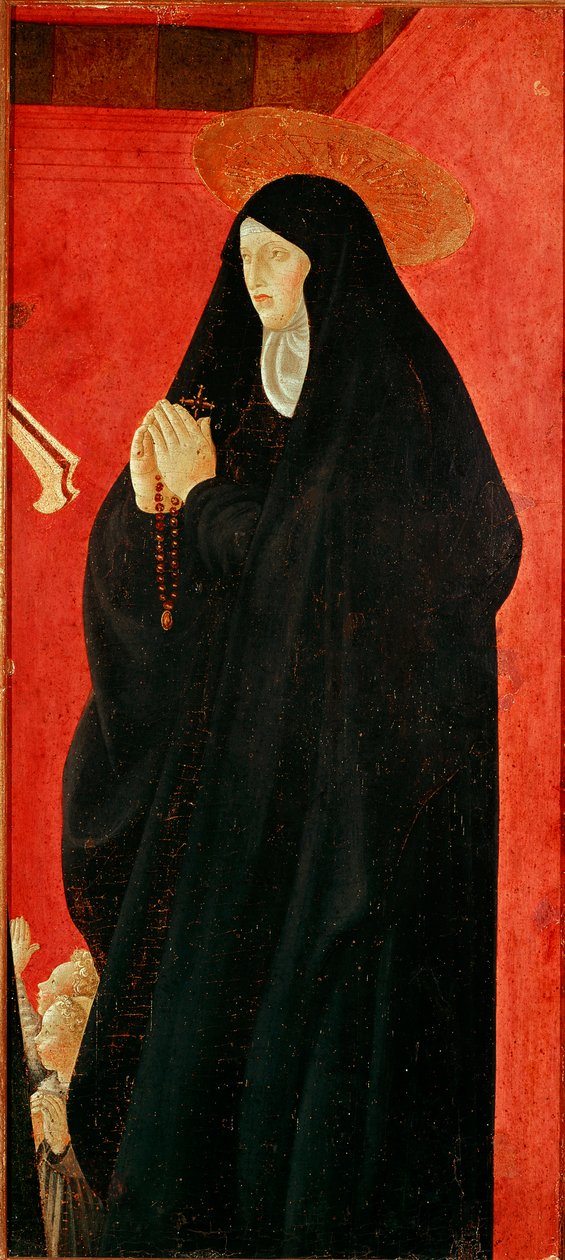 Saint Monica (detail) by Paolo Uccello