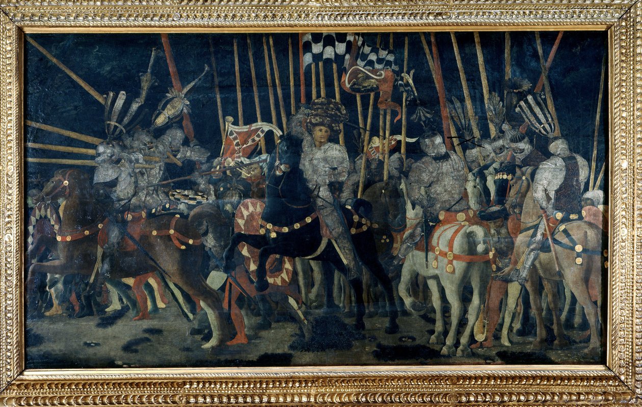 The Counter Attack of Micheletto da Cotignola (The Battle of San Romano) (detail) by Paolo Uccello