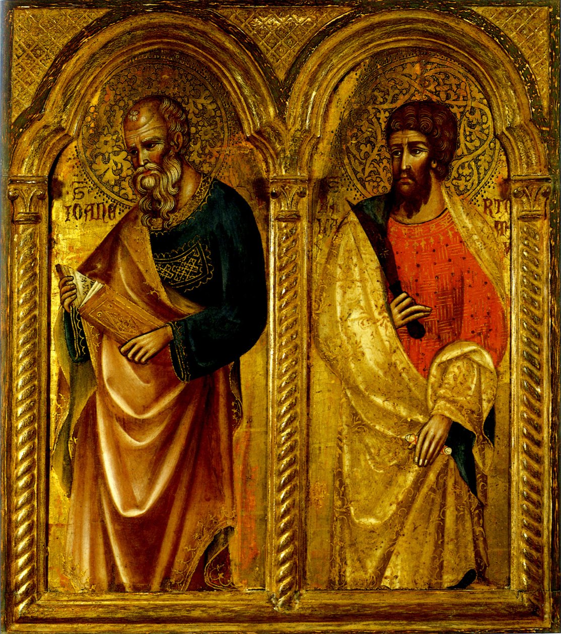 Apostles Saint James and Saint Bartholomew by Paolo Veneziano