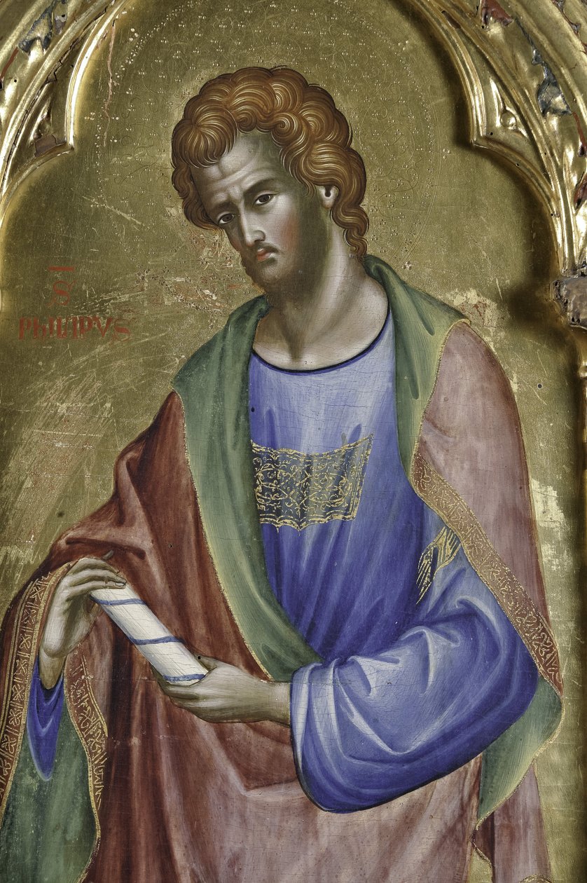 St. Philip (detail) by Paolo Veneziano