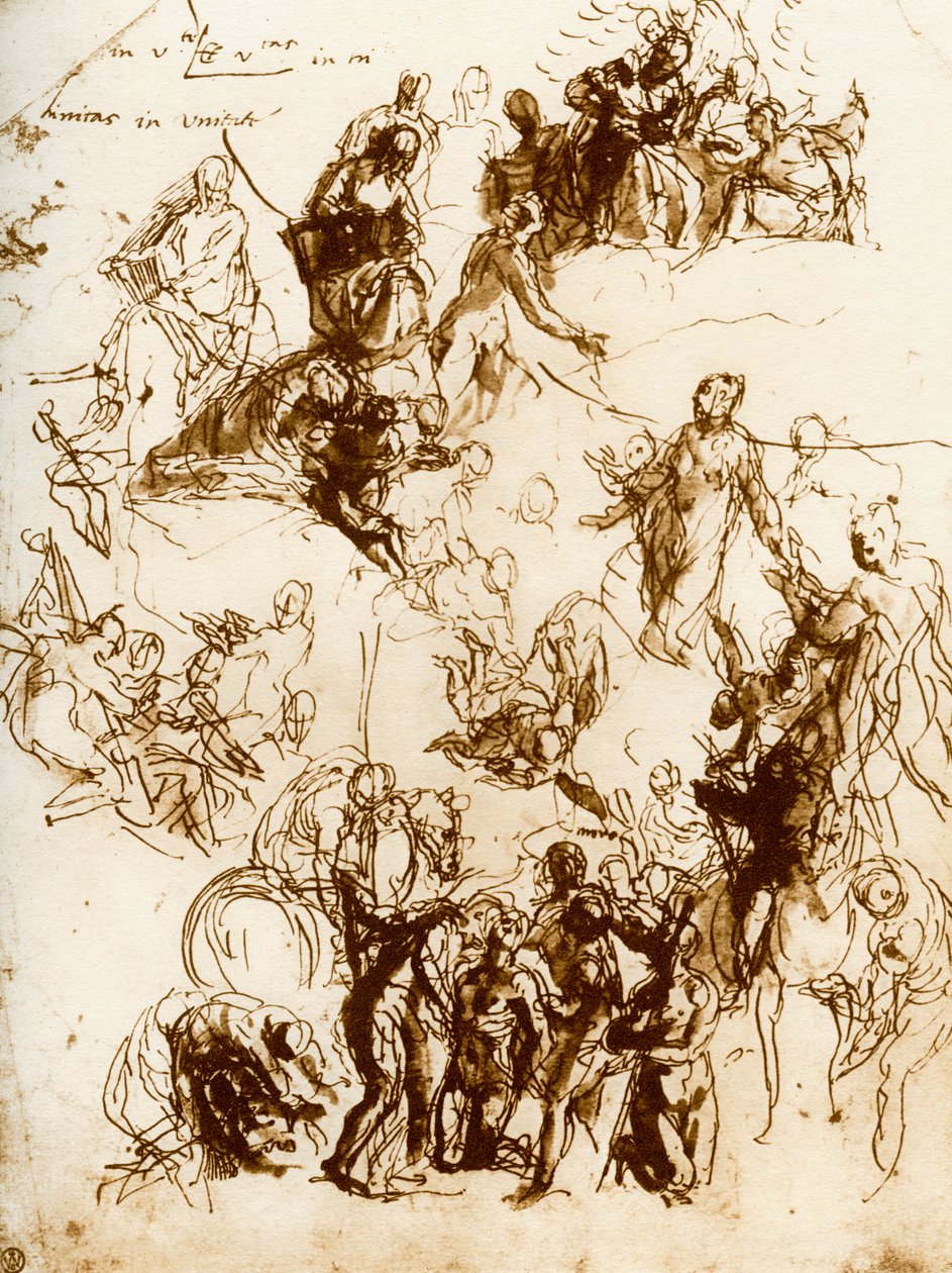 Sketch for the Martyrdom of St George by Paolo Veronese