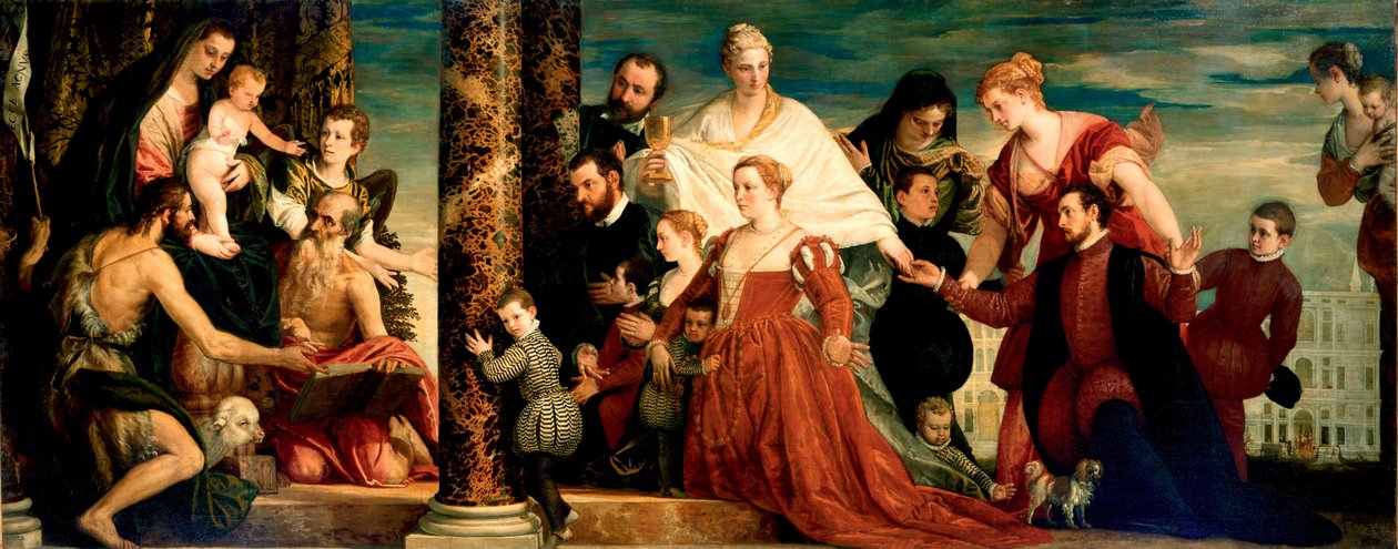 The Madonna of the Cuccina Family by Paolo Veronese