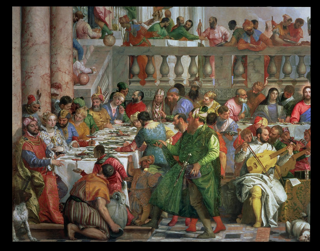 The Marriage Feast at Cana (detail) by Paolo Veronese