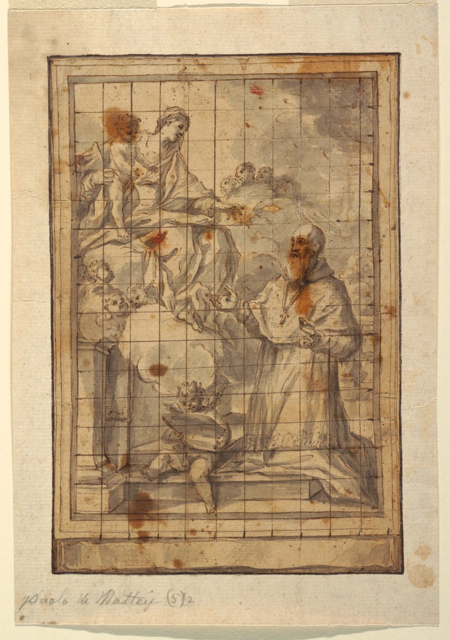 Virgin and Child in Glory, ca. 1600-1700 by Paolo de Mattheis