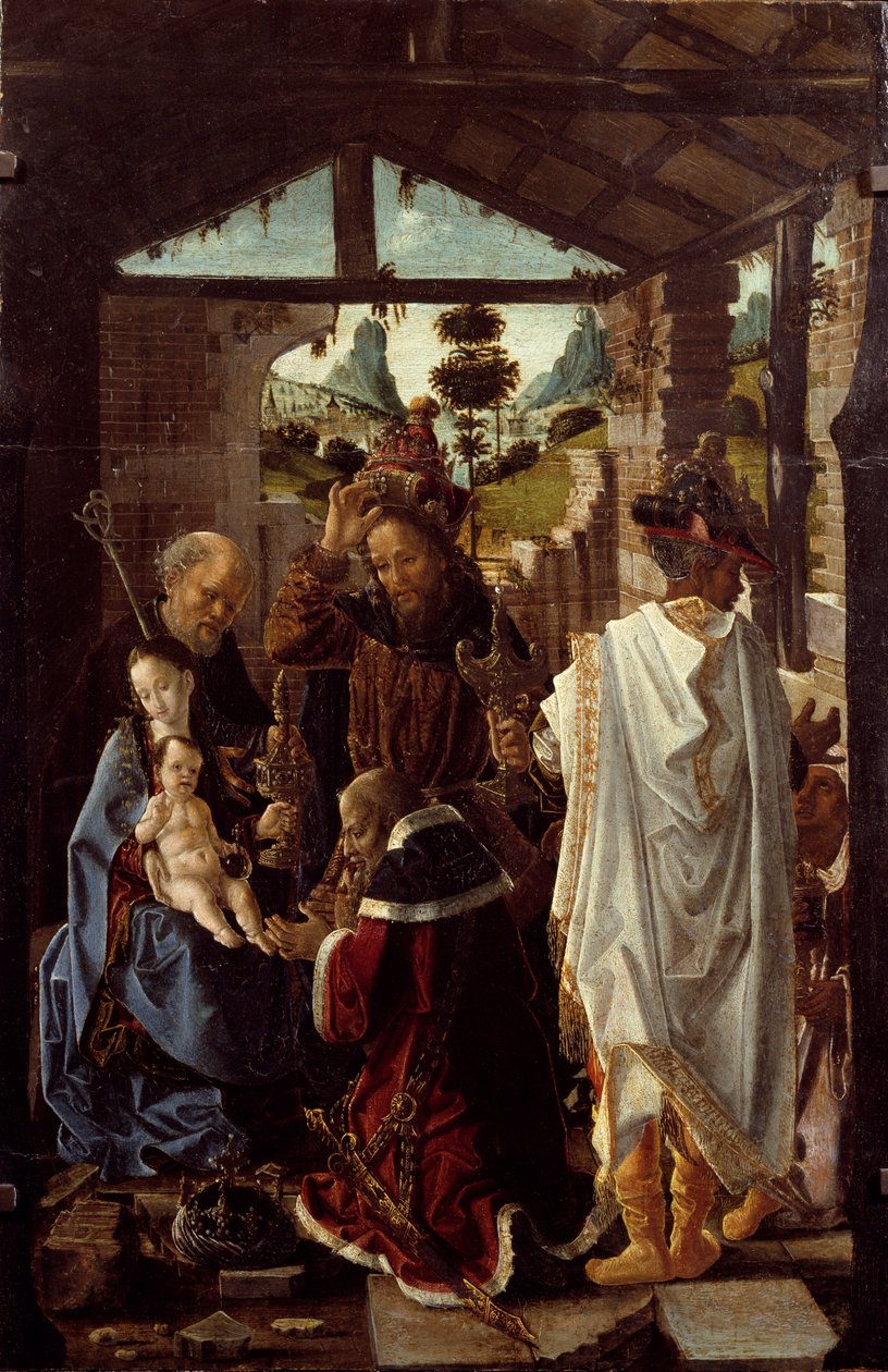 Adoration of the Magi by Paolo de San Leocadio