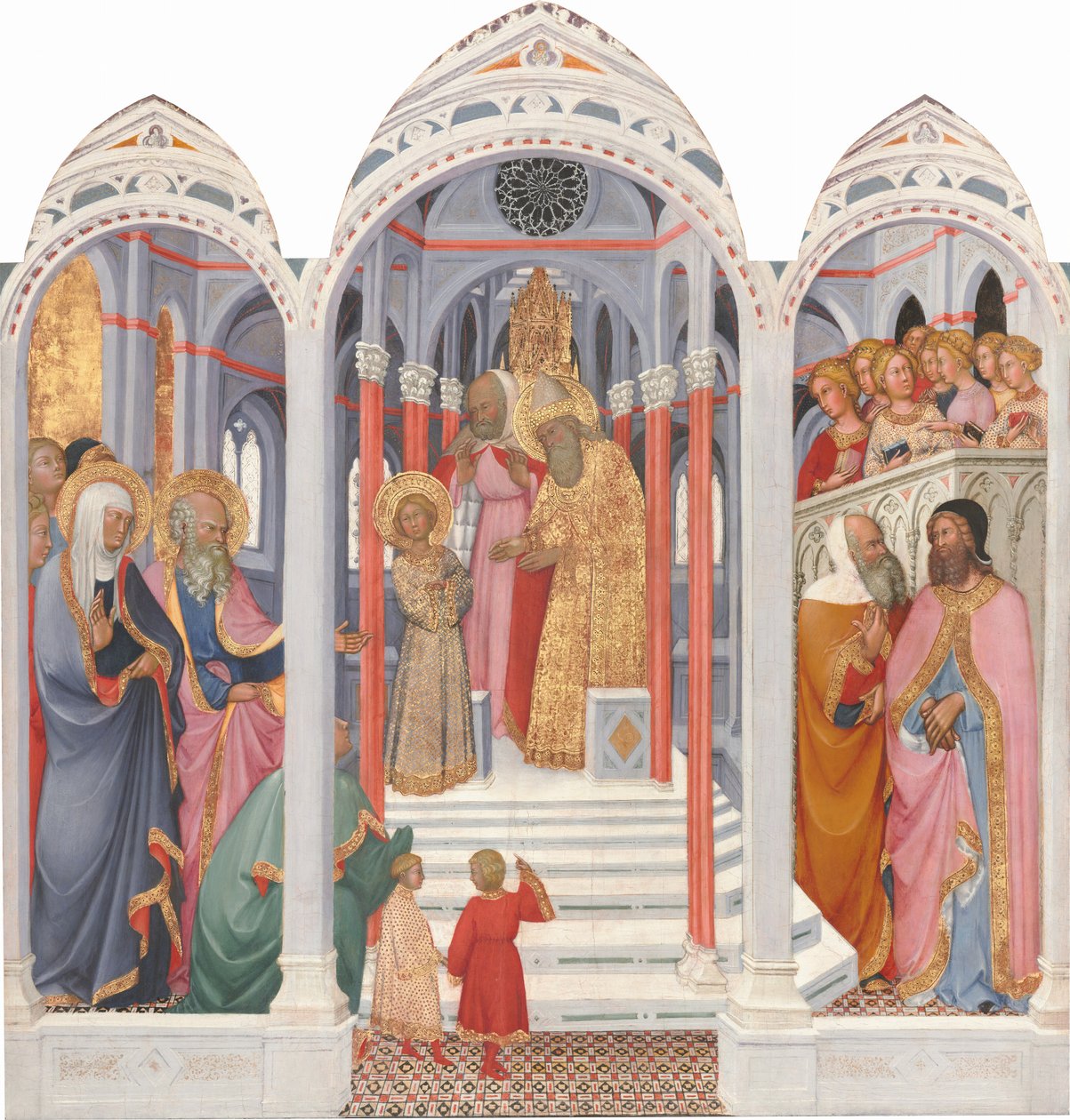 The Presentation of the Virgin in the Temple, 1398-1399 by Paolo di Giovanni Fei