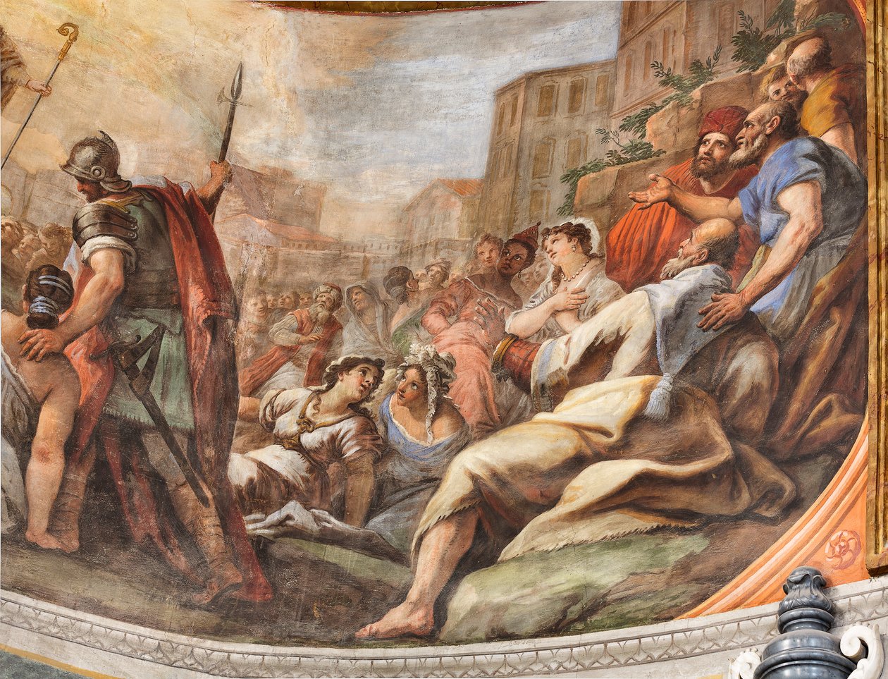 Frescoes depicting the life of Saint Cataldo by Paolo di Matteis