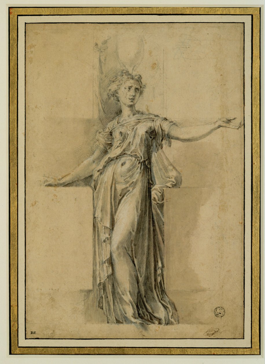 A Canephore by Parmigianino (1503-40)