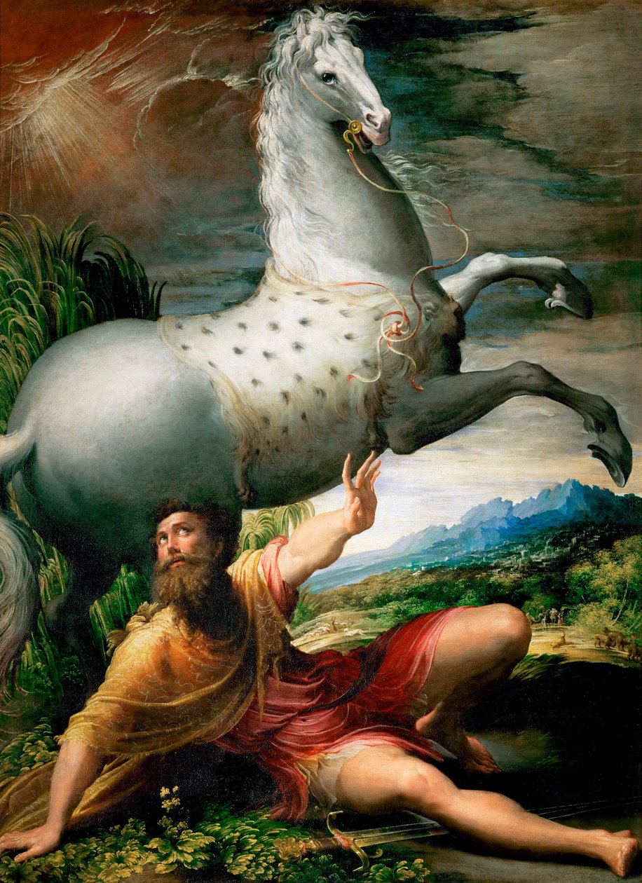 The Conversion of Saint Paul on the Road to Damascus by Parmigianino