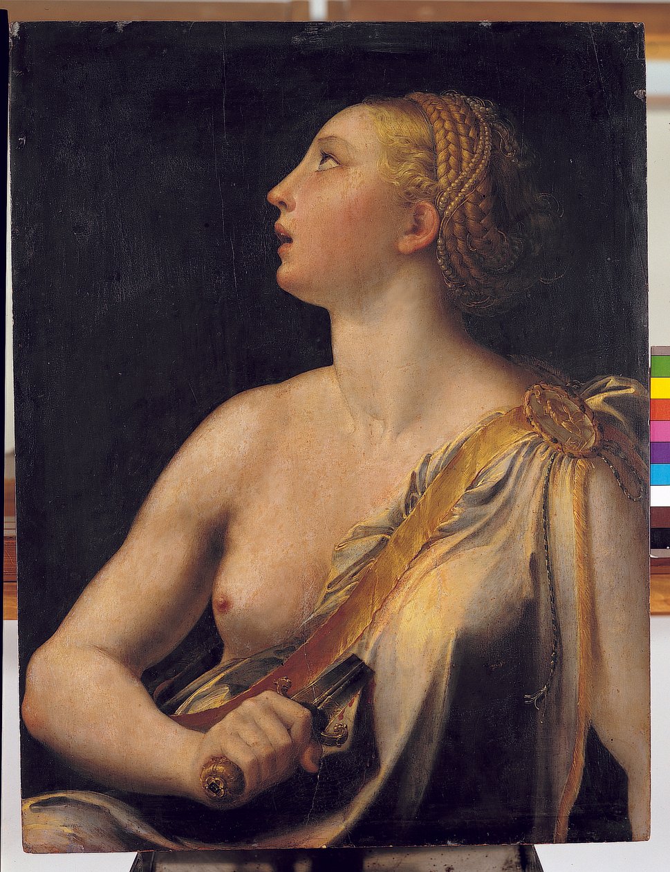 Roman Lucrezia (Lucrezia romana) by Parmigianino (1503 40)