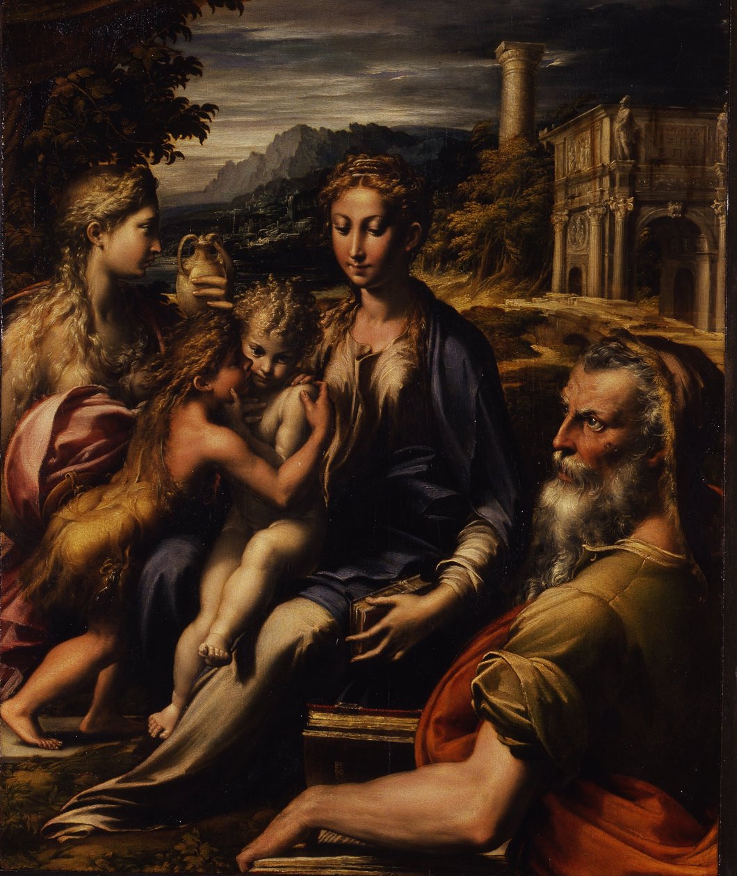 Madonna and Child with Saint Madonna di San Zaccaria by Parmigianino