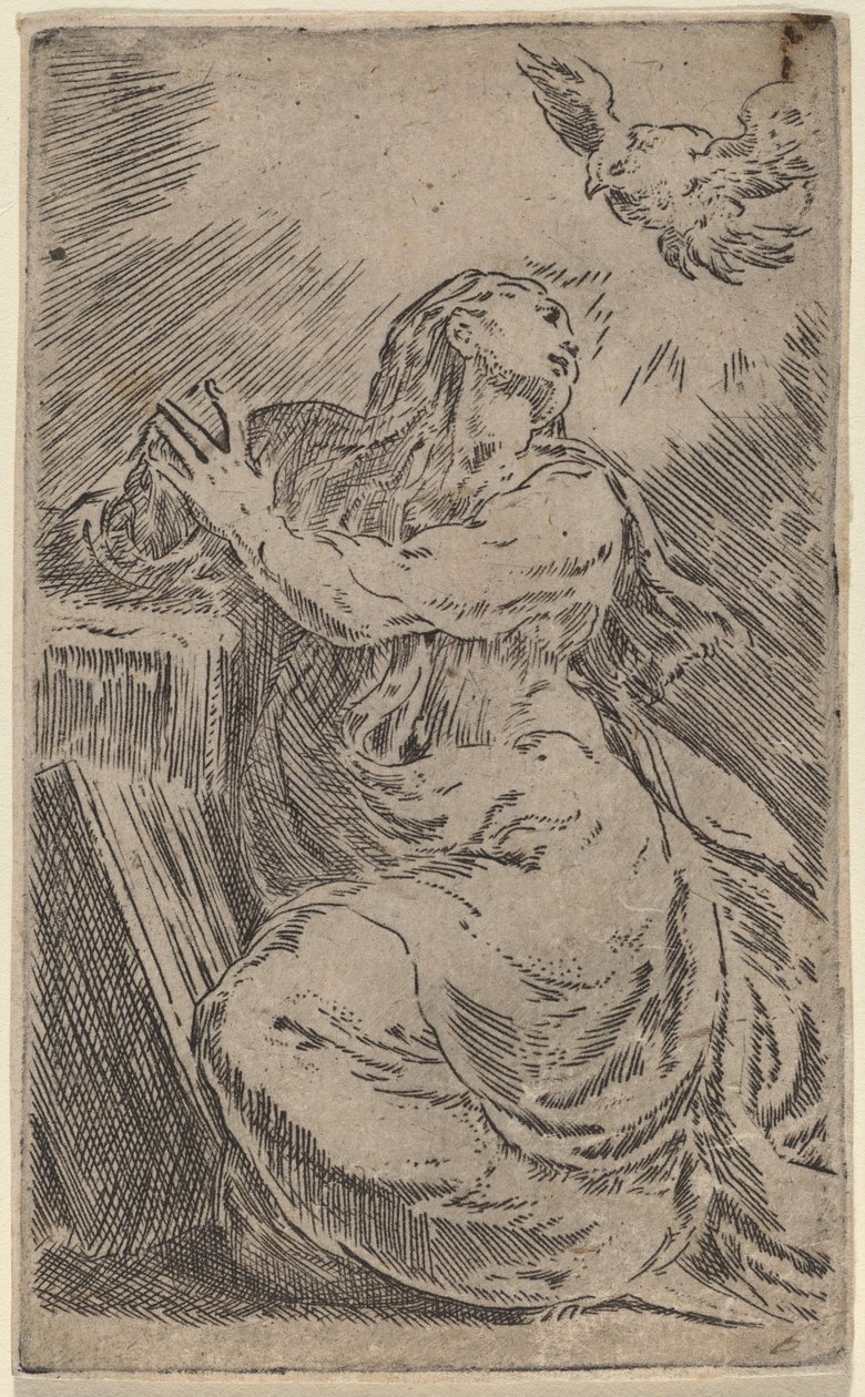 The Annunciation by Parmigianino