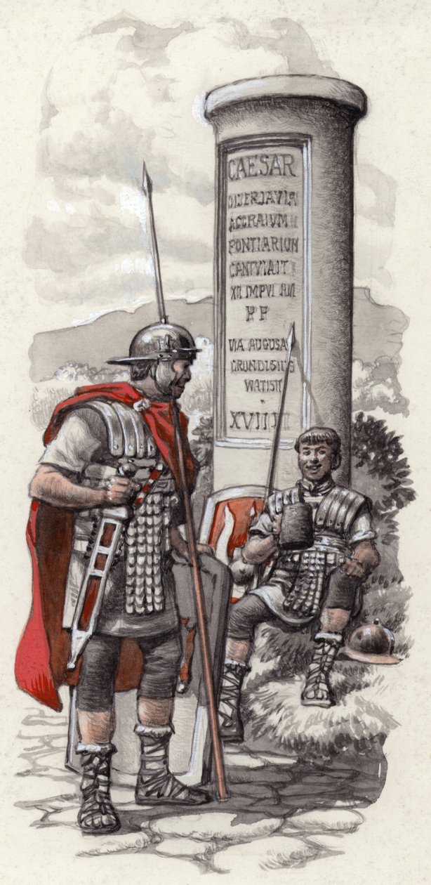 A Roman Milestone by Pat (1907 95) Nicolle