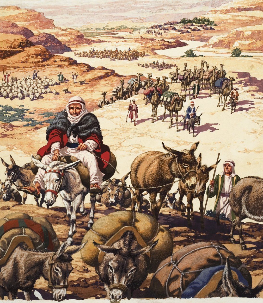 Biblical Scene by Pat (1907 95) Nicolle