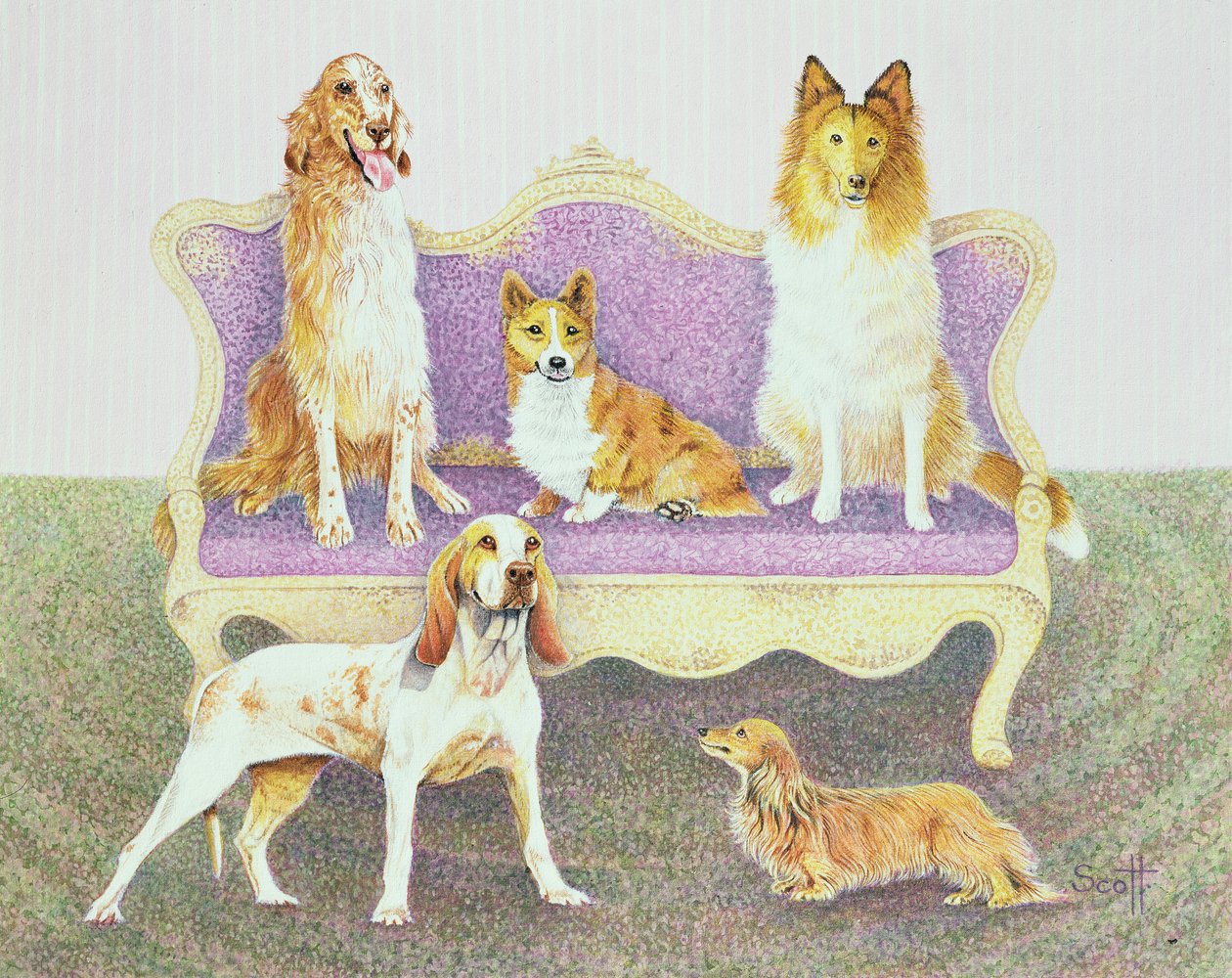 Soiree in the Salon by Pat Scott