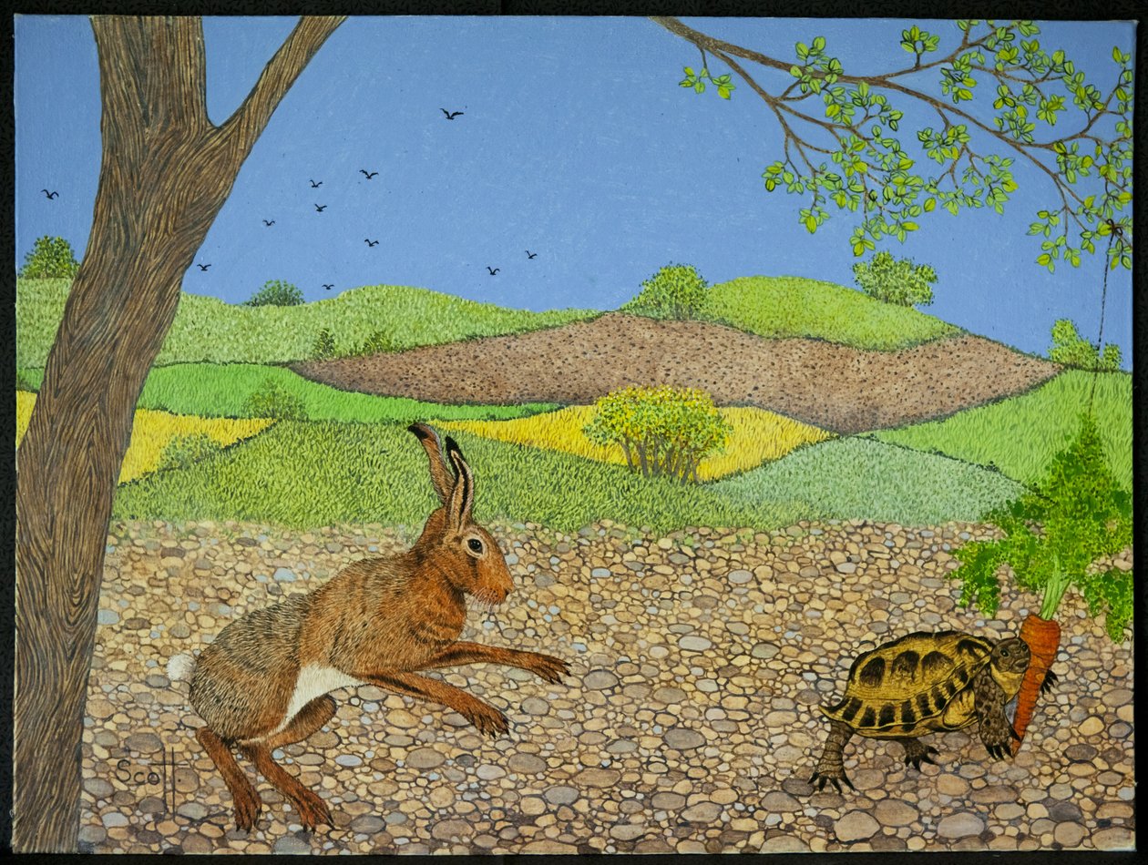 Tortoise and Hare by Pat Scott