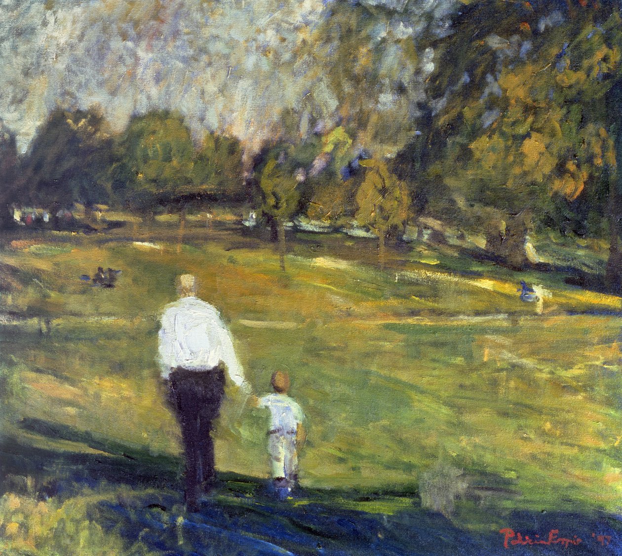 Grandfather and Grandson by Patricia Espir