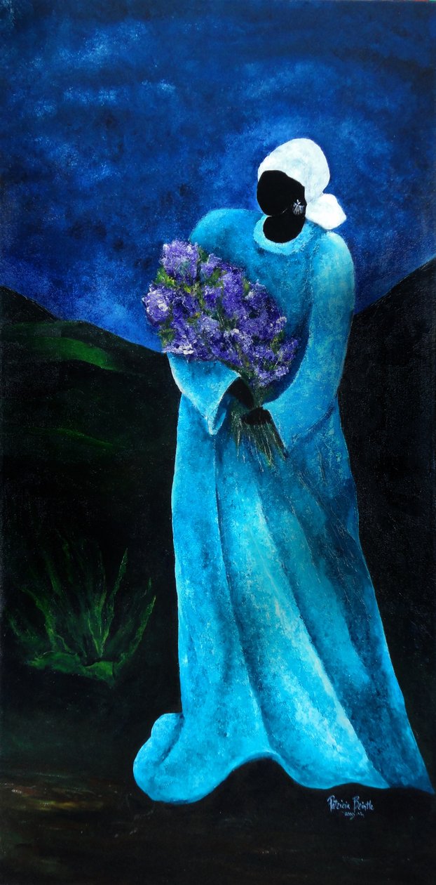 The Lady in Blue, 2009 by Patricia Brintle