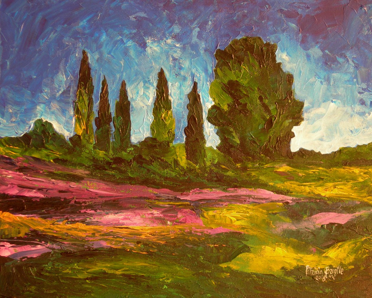 Lavenders Are Blooming by Patricia Brintle