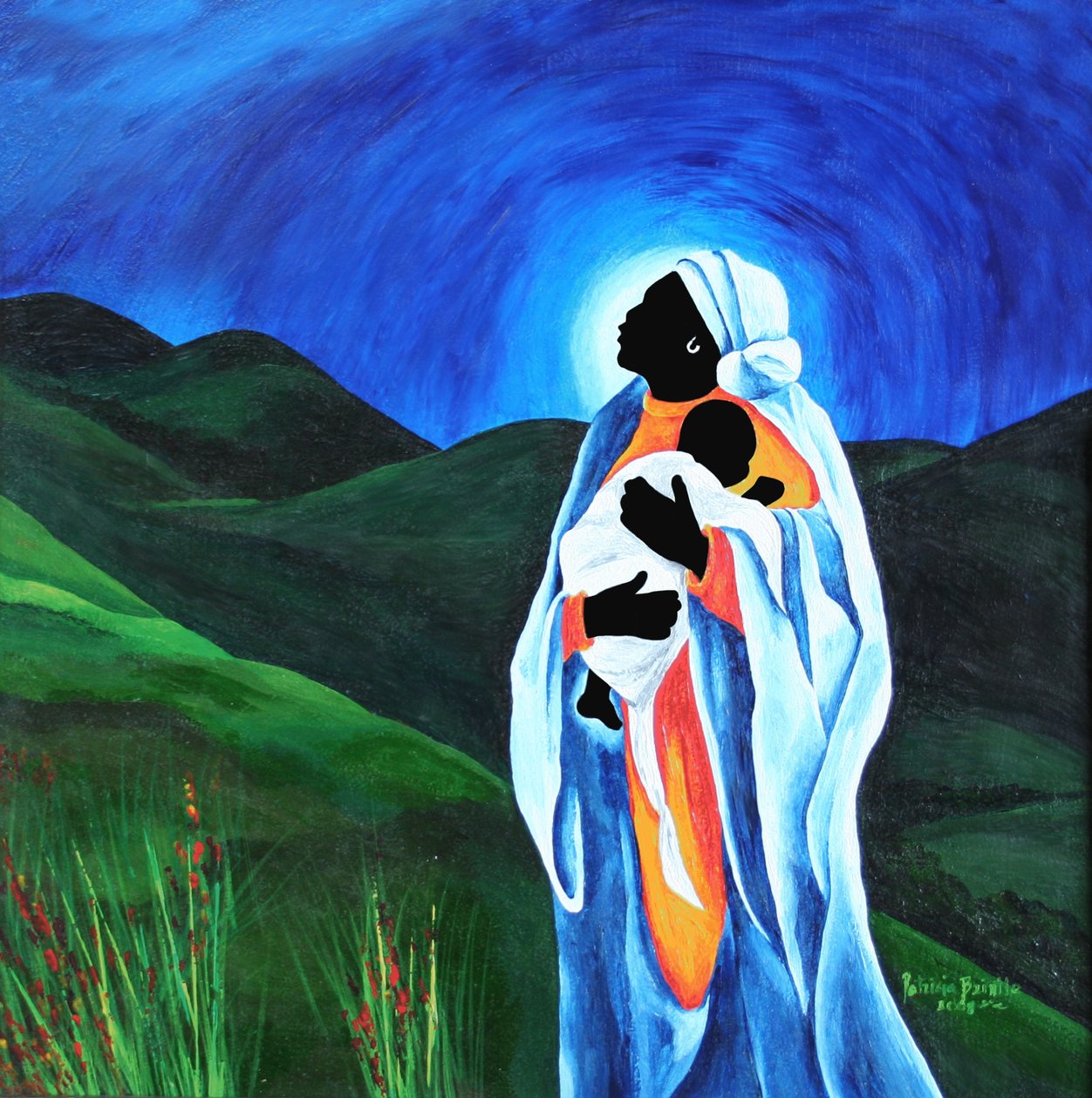 Madonna and child - Hope for the world, 2008 by Patricia Brintle