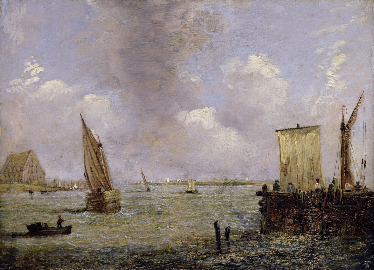On the Thames by Patrick Nasmyth