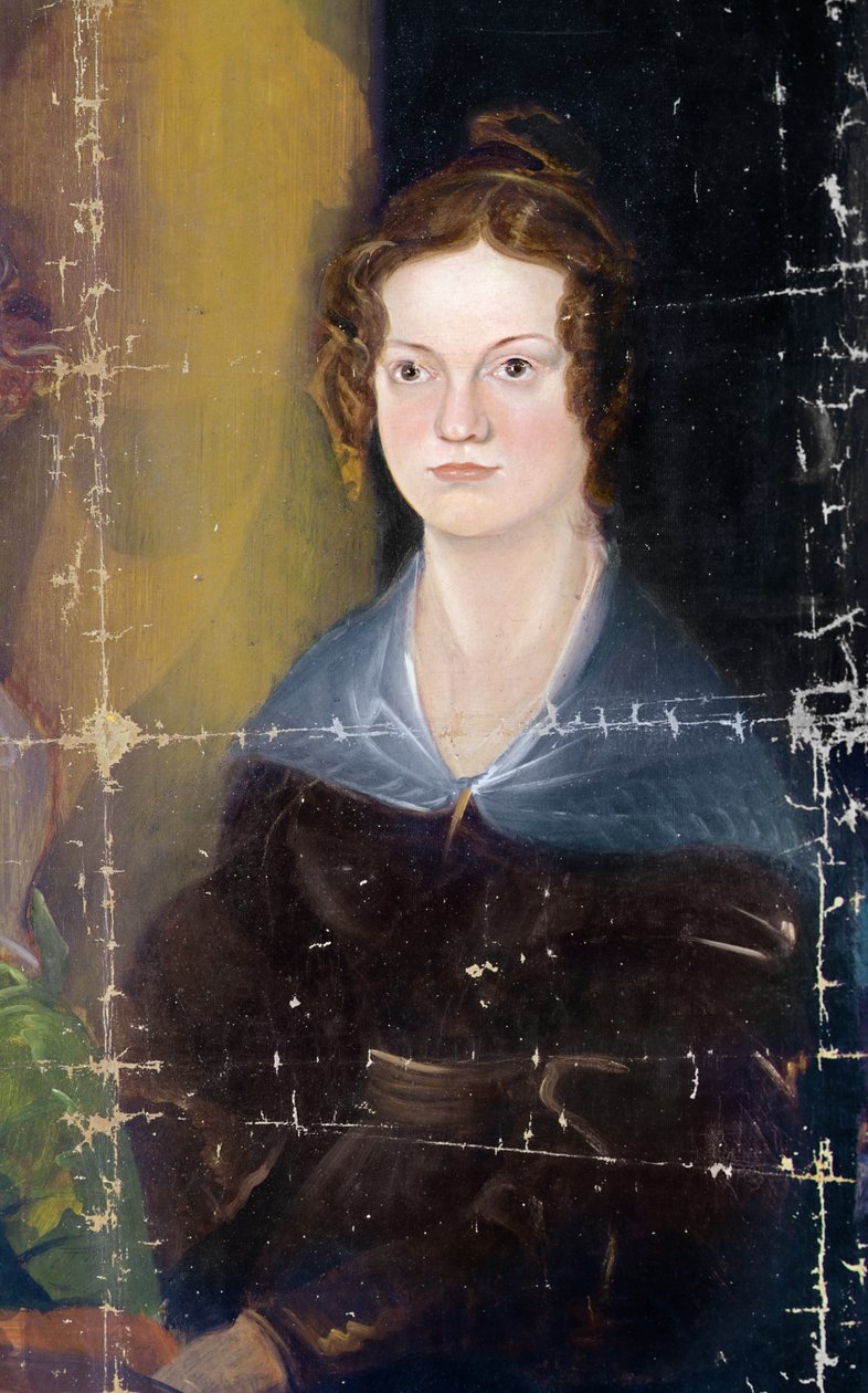 Portrait of the Bronte Sisters (detail) by Patrick Branwell Bronte