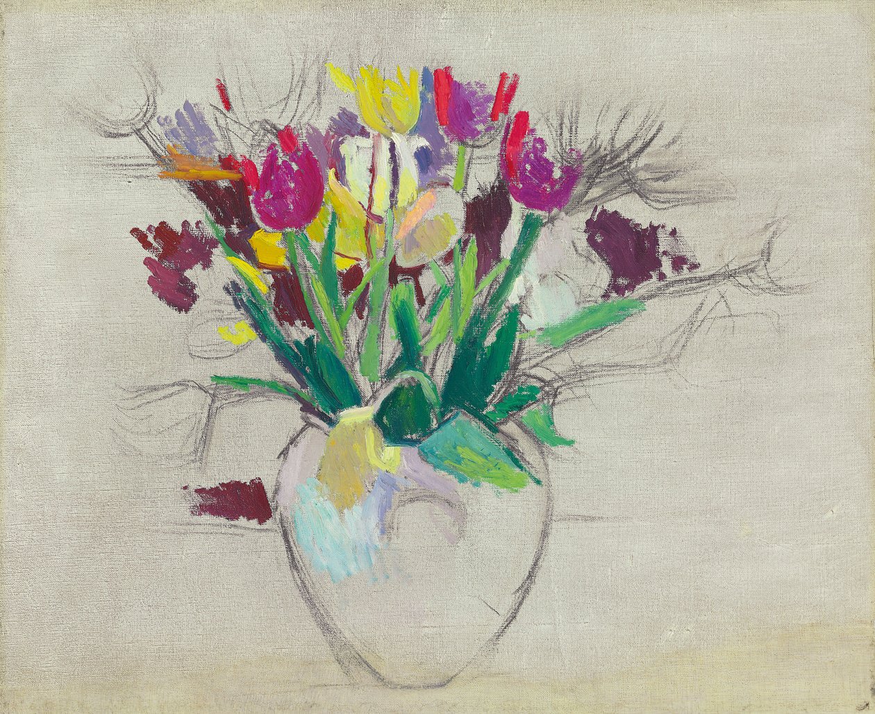 Still Life with Flowers by Patrick Henry Bruce
