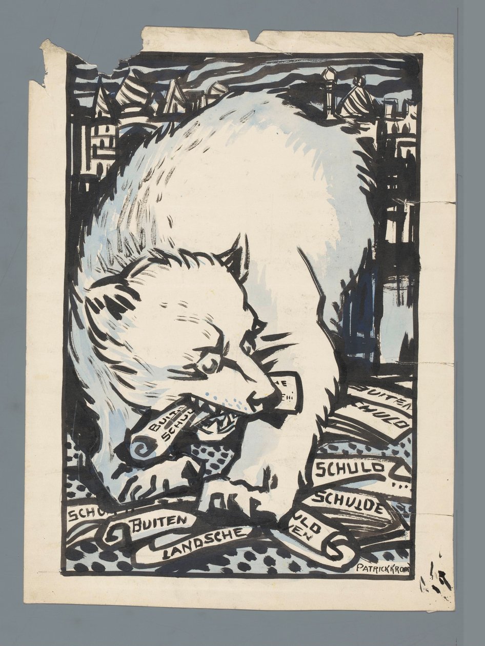 Russian Bear by Patricq Kroon (signed by artist)