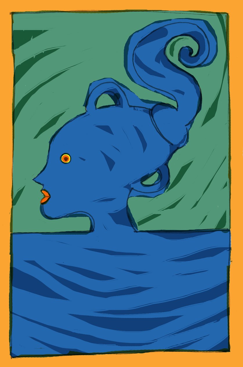 Aquarius, Zodiac by Patrizia La Porta