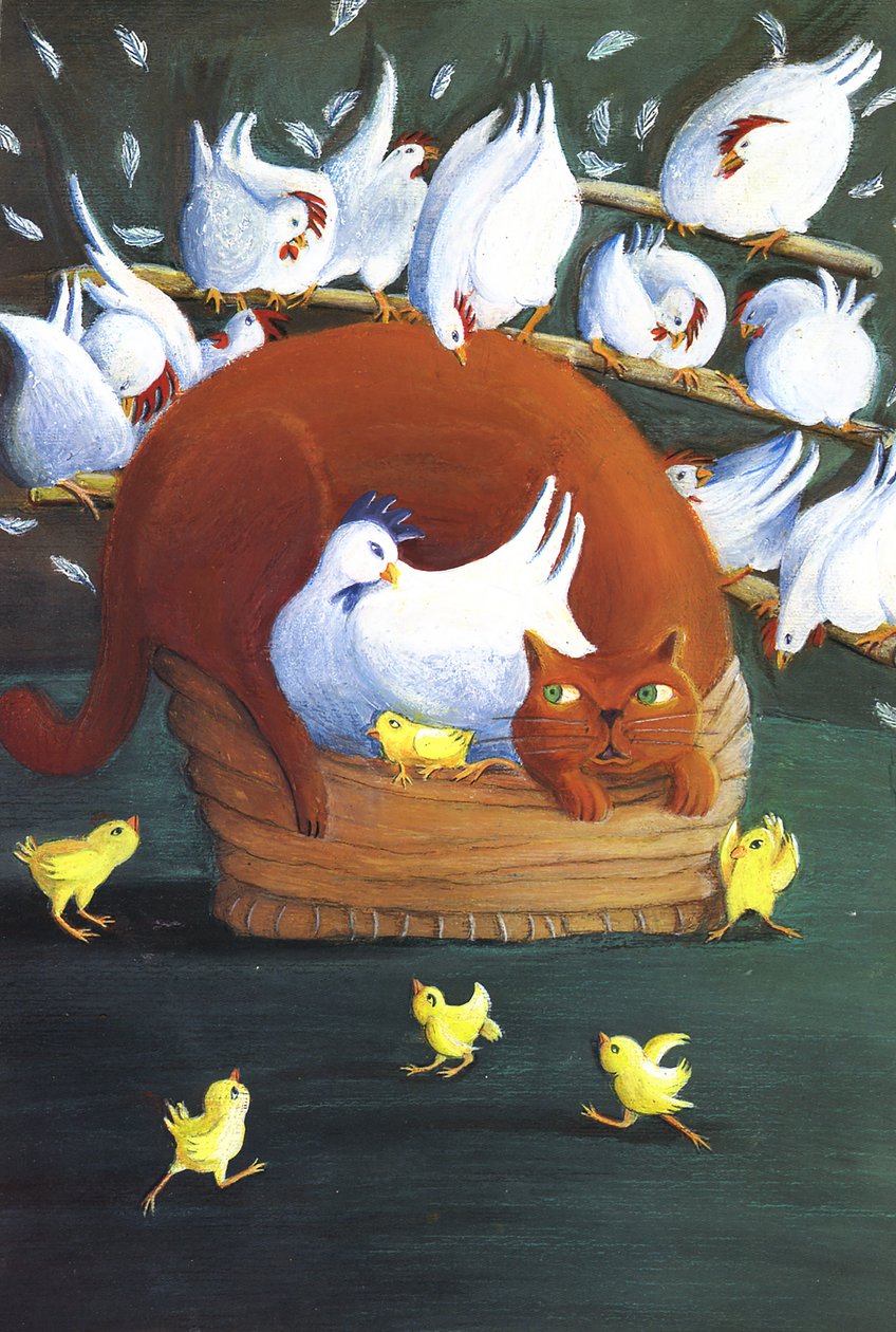 Periwinkle Hen by Patrizia La Porta