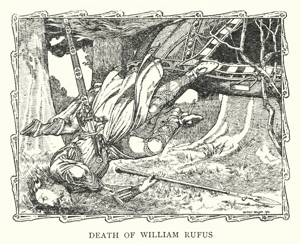 Death of William Rufus by Patten (after) Wilson