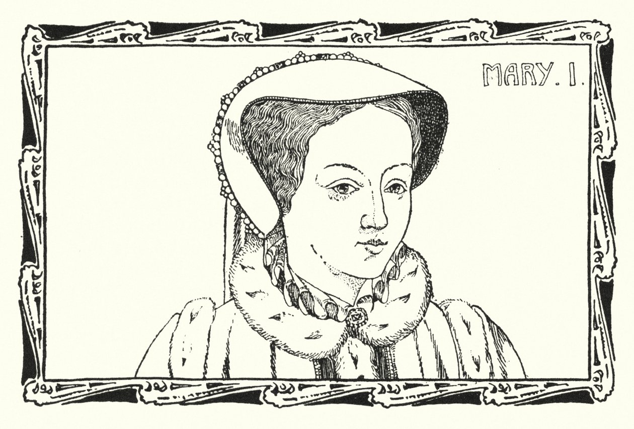 Queen Mary I by Patten (after) Wilson