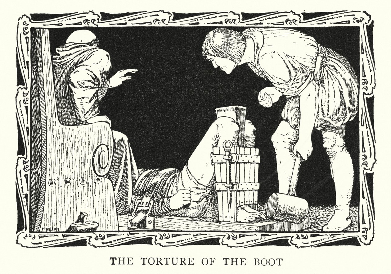 Torture of the boot by Patten (after) Wilson