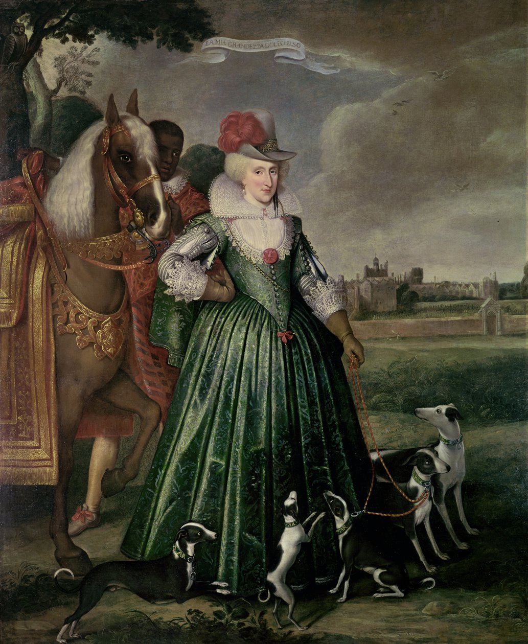 Anne of Denmark, 1617 by Paul van Somer