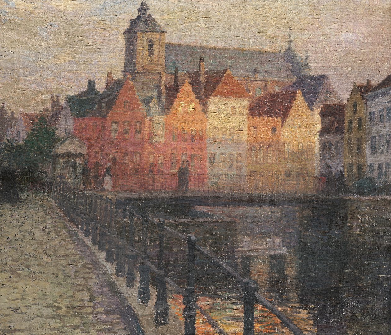 Quai de la Paille, Bruges by Paul Albert Steck