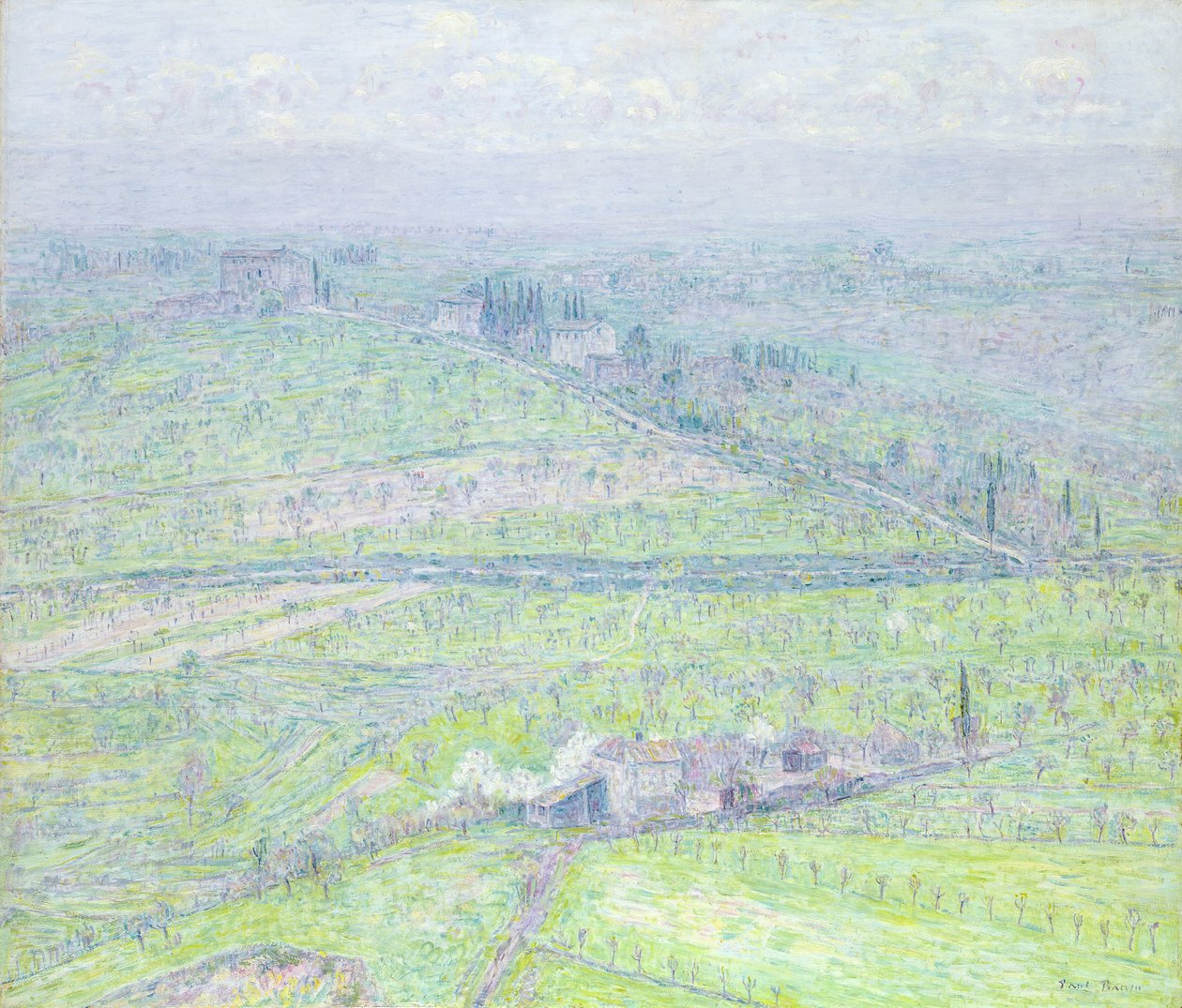 Tuscan landscape by Paul Baum