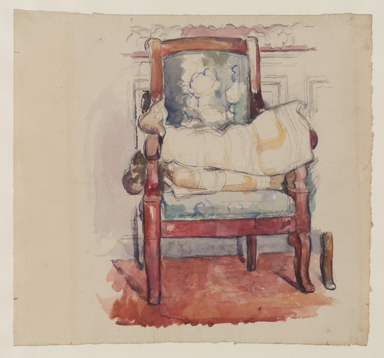 Armchair, 1885-90 by Paul Cézanne