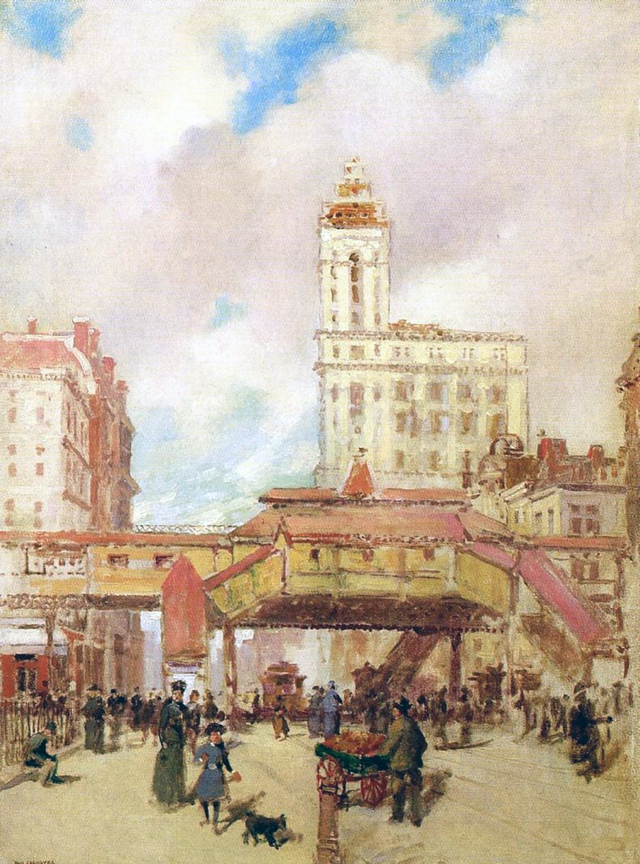 Third Avenue, New York by Paul Cornoyer