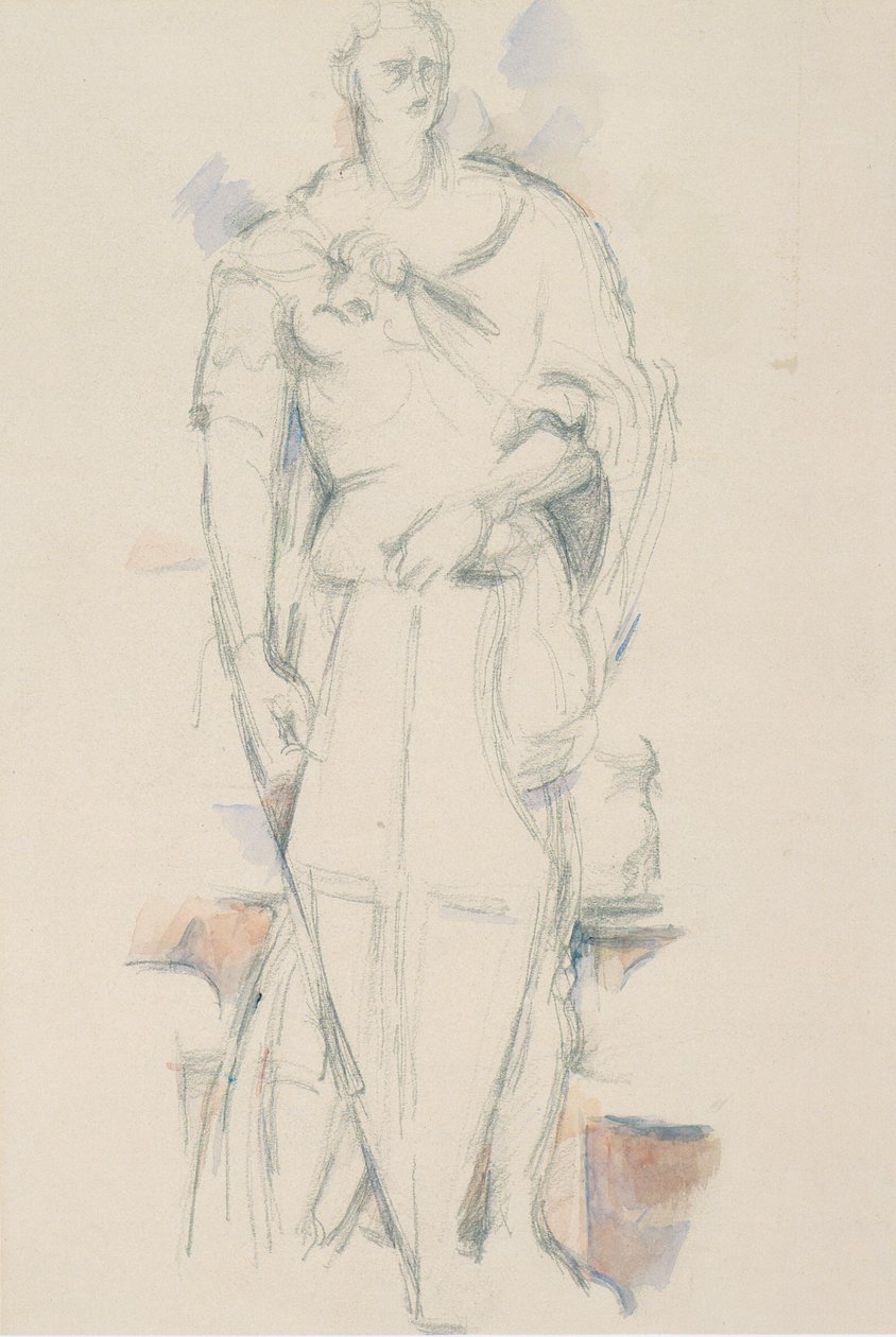 Saint George after Donatello by Paul Cézanne