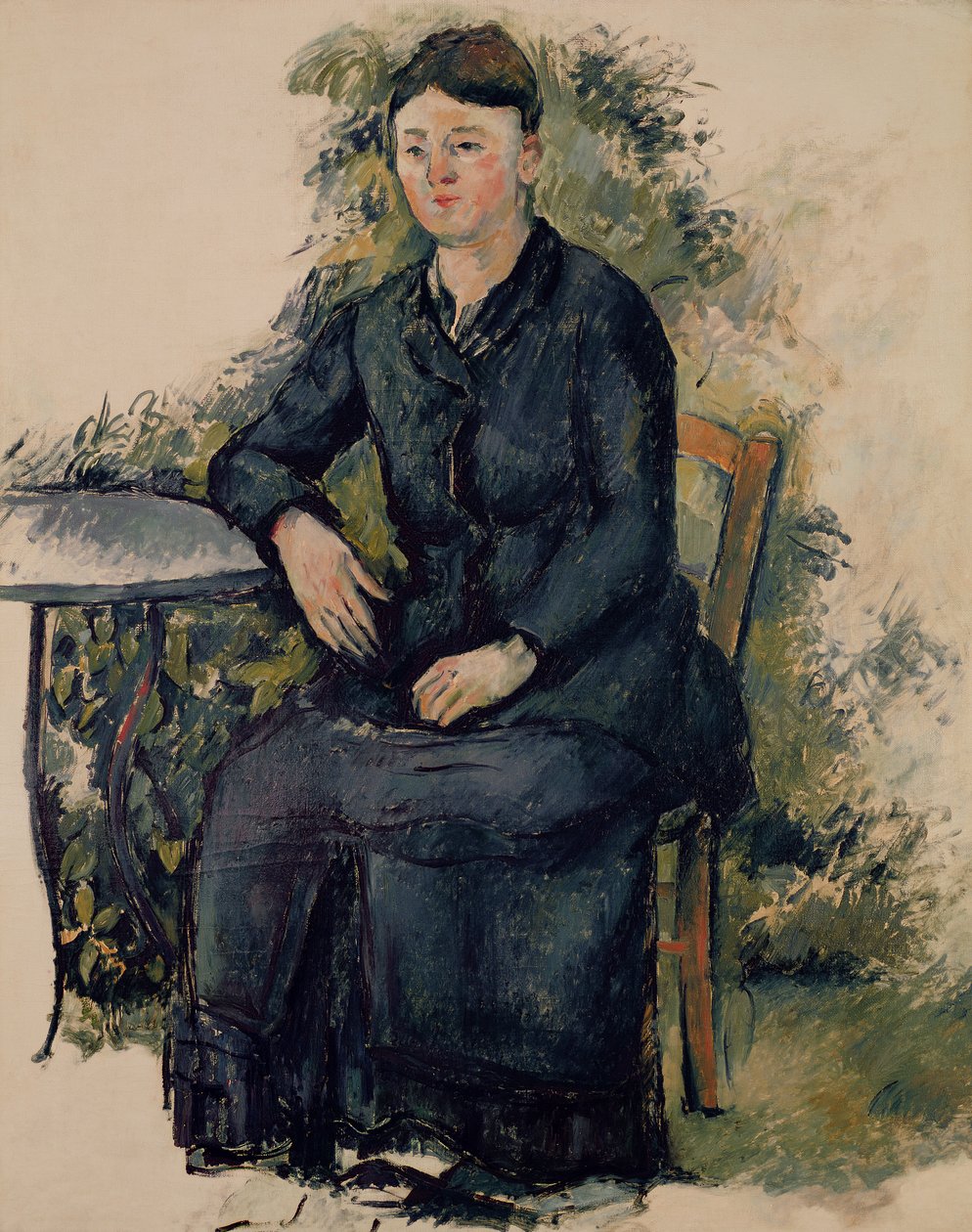 Madame Cezanne in the Garden by Paul Cézanne