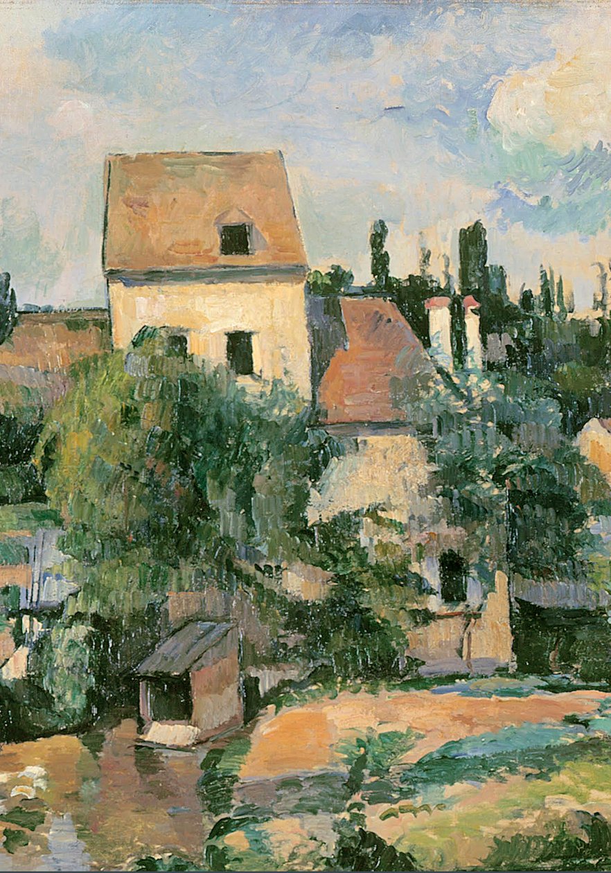 Moulin de la Couleuvre at Pontoise, 1881 (detail) by Paul Cézanne