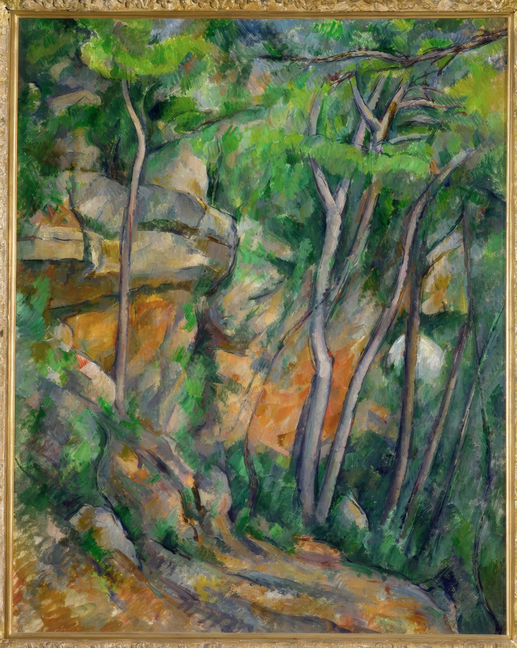 In the Park of the Château Noir by Paul Cézanne